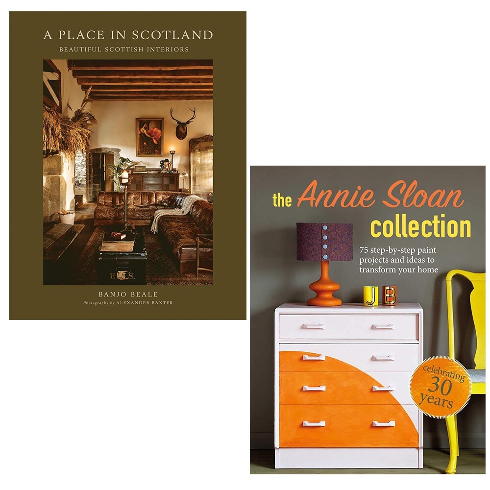 A Place In Scotland Banjo Beale (HB) , Annie Sloan Collection 2 Books Set