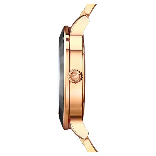Swarovski OCTEA LUX Watch Metal bracelet, Black, Rose gold-tone -5414419 - Picture 2 of 6