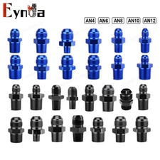 4AN 6AN 8AN 10AN 12AN NPT Straight Male Flare Fuel Hose End Fitting 0° Adapter 