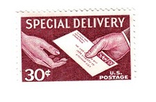 Scott Stamp # E21 (30c), SPECIAL DELIVERY:  HAND TO HAND, Single, MNH  OG