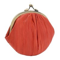 Becksöndergaard - Eel Leather Wallet Granny Coral Red Red - 18 X 13 Cm Becksöndergaard - Eel Leather Wallet Granny Coral Red Red - 18 X 13 Cm
