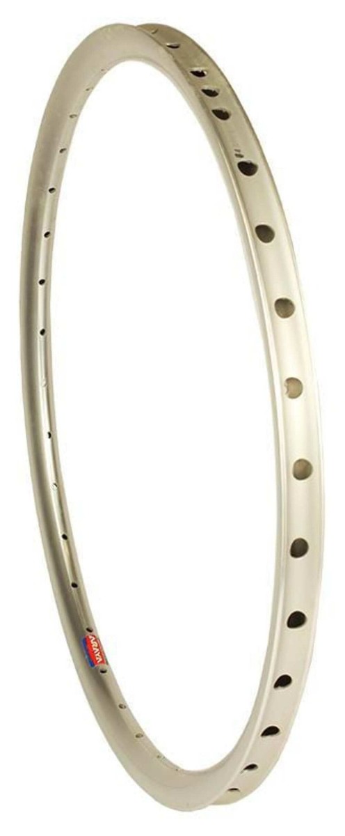 Araya Aero ADX 7W Mini BMX Rim for Sew-Up Tubular Tyres Brushed