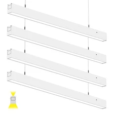 4FT LED Linear Light Fixture,35W Down + 15W Up Lights,5000LM,3/4/5000K 3CCT,0...