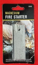Magnesium Fire Starter Block Striker & Flint Emergency Survival Tool - 66560