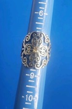 Vintage Silver Tone Artisan Ring. Size 8.