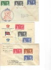 British Commonwealth Omnibus 1937 Coronation First Day Cover FDC Cacheted