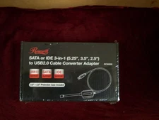 Sata or IDE 3 in 1 USB 2.0 Cable Converter Adapter, RCW608 ,NIB
