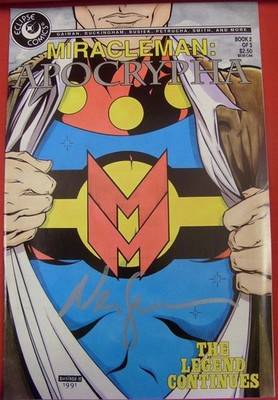 MIRACLEMAN APOCRYPHA 2 ECLIPSE COMIC SIGNED NEIL GAIMAN BUCKINGHAM 1992 VF+