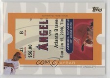 2009 Topps Ticket To Stardom Ticket Stubs Gold 6/10 Erick Aybar #TS-88 t8i