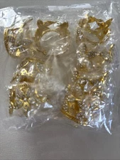 9 Pieces Crown Cake Topper, Princess Little Crown Heart shaped Diamond Alloy 