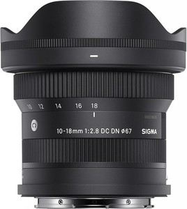 Sigma 10-18mm f2.8 DC DN Contemporary Canon RF Fit Photography Camera Lens