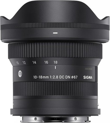 Sigma 10-18mm f2.8 DC DN Contemporary Canon RF Fit Fotografie Kamera Objektiv