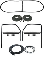 1947-50 Chevy GMC Truck; Complete Weatherstrip Set; without Rear Glass Trim
