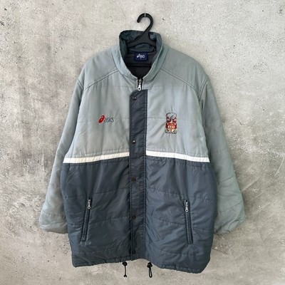 STOKE CITY 1993-1995 TRAININGS FUSSBALL TRAININGSJACKE ASICS BENCH MANTEL GR XL