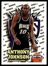 1997-98 Hoops Anthony Johnson Rookie Sacramento Kings #188