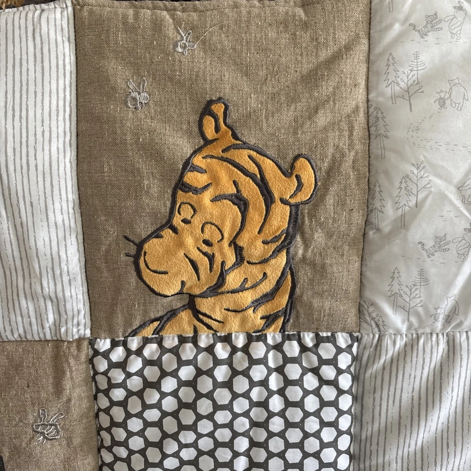 Disney Baby Winnie The Pooh Tigger Piglet Reversible Comforter Blanket Baby NICE - Image 3 of 4