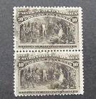 nystamps US Stamp Rare Used Pair          A24x2640