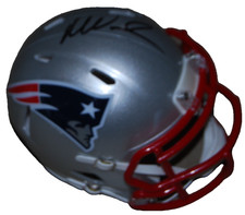 MIKE VRABEL signed (NEW ENGLAND PATRIOTS) mini football helmet BECKETT BW61063