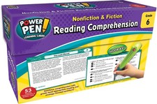 Teacher Created Resources Power Pen Learning Cards Reading Comprehension Grade 6