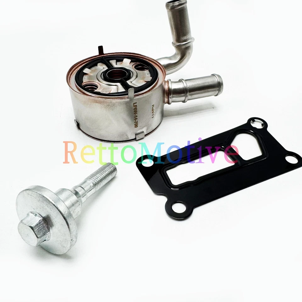 OEM For Mazda Updated Oil Cooler Kit MAZDA 3 5 6 CX-7 LF6W-14-700A & HARDWARE US Foto 3 de 4