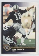 1991 Score Jeff Jaeger #499 0w8