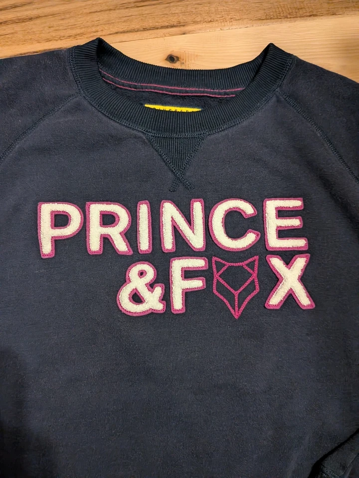 Prince & Fox Women's Pullover Sweatshirt Navy Blue XL - Image 2 of 4