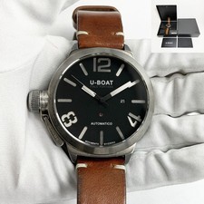 U-Boat Classico A925 Series Eta 2824 52MM Bla...