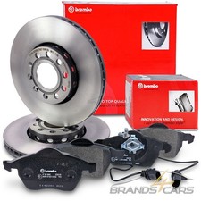 BREMBO COATED BREMSSCHEIBEN Ø288 BELÜ+BELÄGE+VWK VORN FÜR AUDI A4 B6 8D 00-04