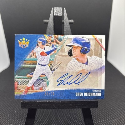 2022 Diamond Kings Greg Deichmann RC AUTO - Chicago Cubs #/75