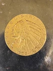 US 1909 Gold $5 5 Dollars Indian Head Circulated