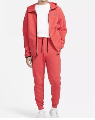 Nike Sportswear Tech Fleece Light University Red Tracksuit Men’s XS  UK