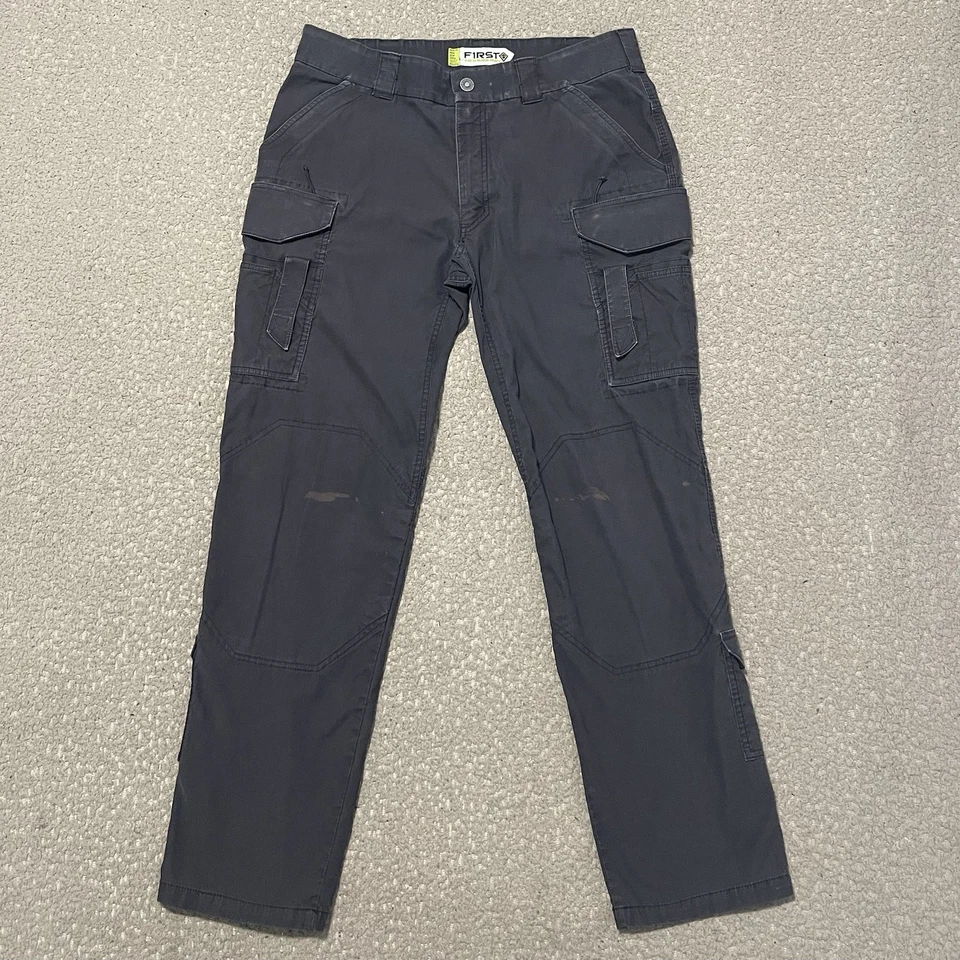 First Tactical Pants Mens 34x34 Black Safety On Site Work Utility Cargo Trousers - Image 3 of 4