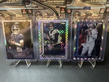 2025 Topps Chrome Triple Threat -Jaxson Dart, Cam Ward & Tyler Shough
