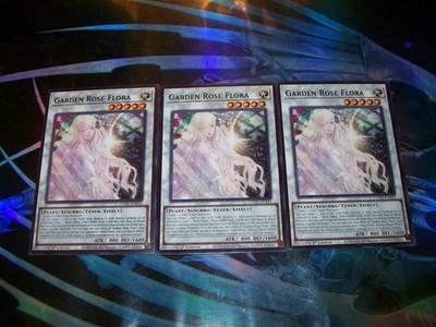 3x Garden Rose Flora 1st Edition Common L5DD-ENA33 Yu-Gi-Oh!