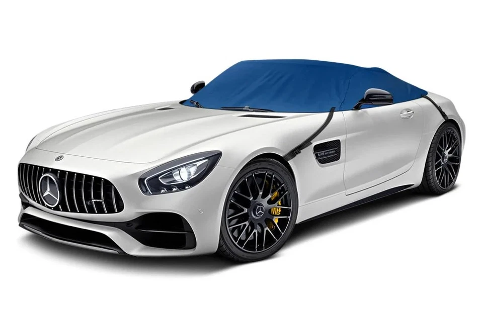 For Mercedes-Benz SLK230 98-04 Sunbrella Pacific Blue Custom Interior Car Cover Foto 2 de 4