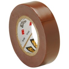 3M 35 Scotch Vinyl Electrical Color Coding Tape Brown 1/2 in x 20 ft - 10 Pack