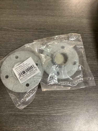 1" GALVANIZED MALLEABLE IRON FLOOR FLANGE fitting pipe npt Lot Of 2