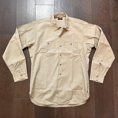 Vintage Deadstock Big Smith Men's Long Sleeve Work Shirt Size XL  16-16.5  Long 