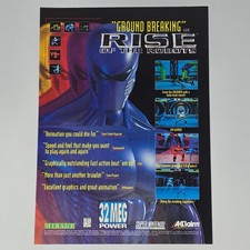 Rise of the Robots Super Nintendo SNES Ground Breaking Print Ad/Poster Promo Art