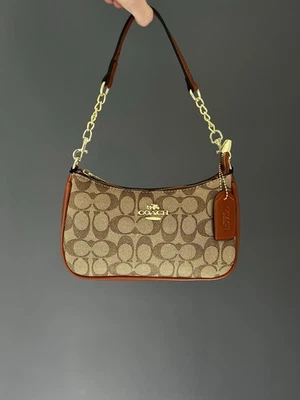 Sac à main Coach mini teri marron - Photo 1/4