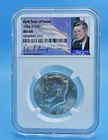 1964-D Kennedy Half Dollar NGC MS64 First Year Issue 90% Silver