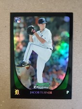 2011 Bowman Chrome Draft Jacob Turner Refractor Rookie Card. rookie card picture