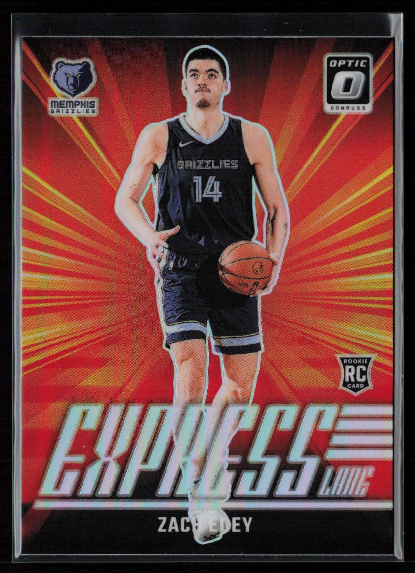 2024-25 Donruss Optic #10 Zach Edey Express Lane Holo