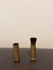 Vintage Brass Retractable Lens Brush / Camera Cleaning Brush