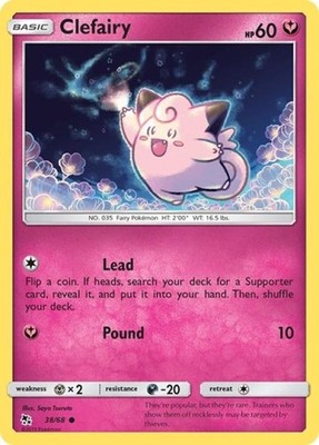Clefairy (38) - HIFA 038 Pokemon - Light Play