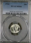 PCGS Label Error!  1945 Mercury Dime - Label Says 1944 but coin in 1945!