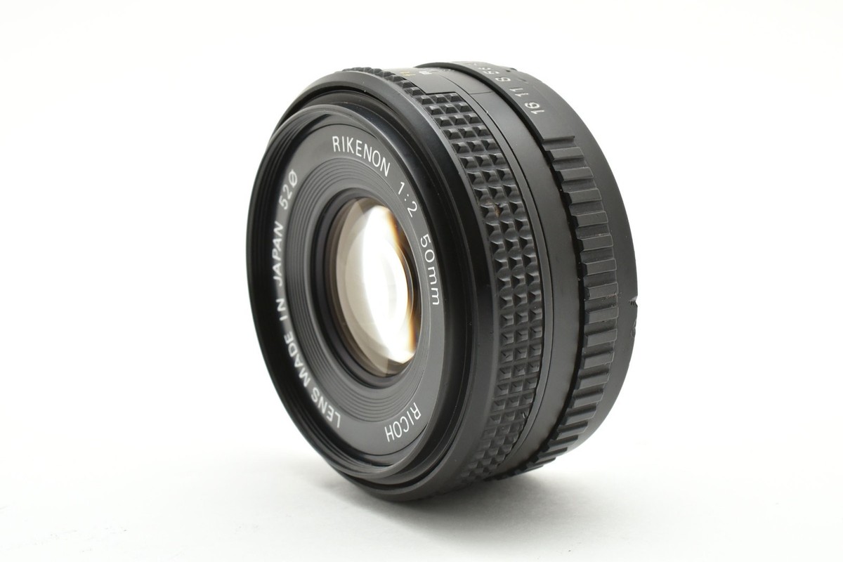 RICOH RIKENON 50mm F2 PENTAX Kマウント Near MINT] Ricoh Rikenon 50mm f2 Lens for Pentax K mount JAPAN