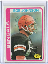 BOB JOHNSON NFL Bengals 1978 Topps Auto Autographed Signed #34 Card