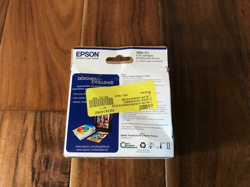 NEW In Box Genuine Epson 212XL Black 212 Cyan Magenta Yellow Ink Cartridges 2025 - 第 3/3 張圖片
