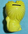 Vintage Yellow Lion Coin Bank - Excellent Condition — photo 2
